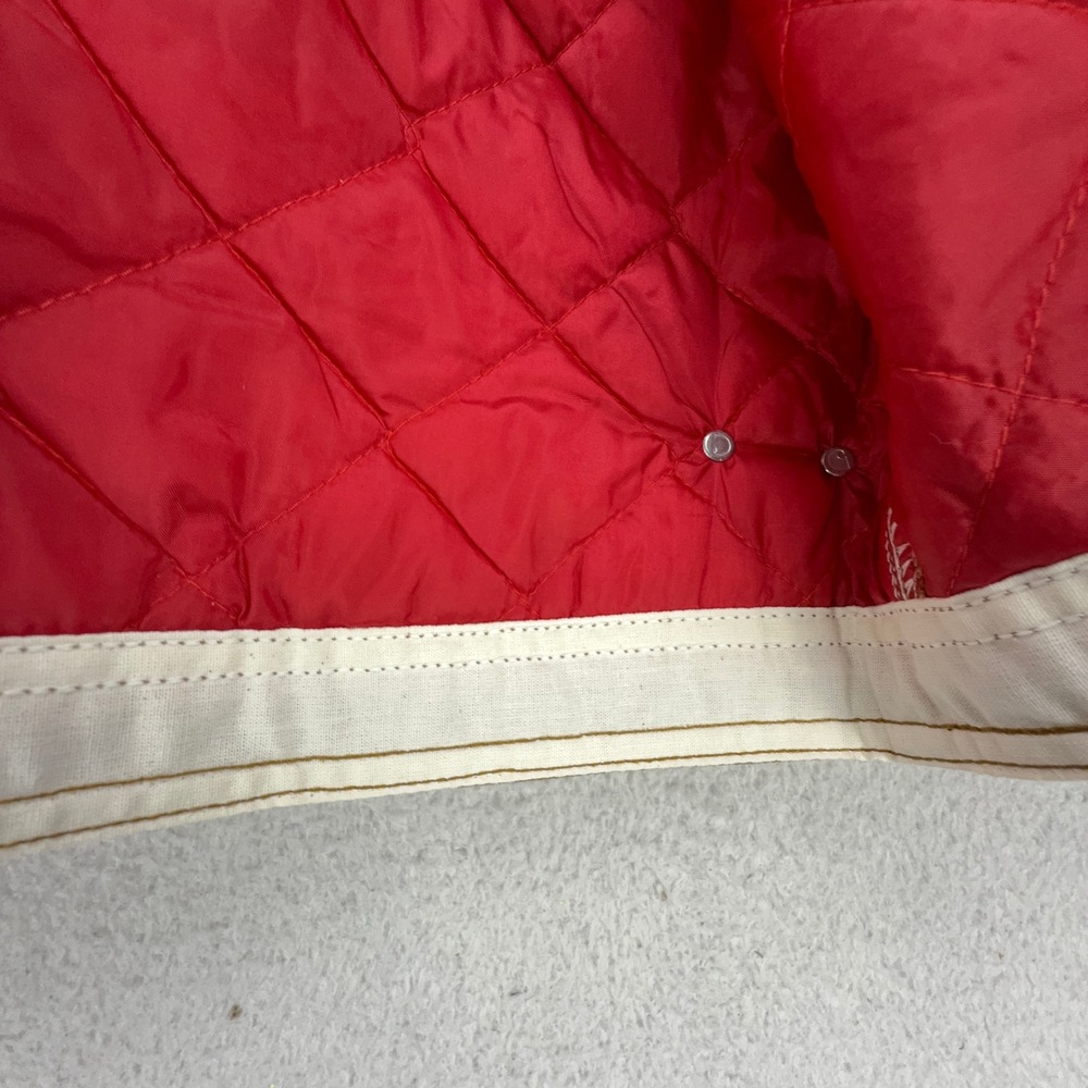 Carhartt Cropped Detroit Jacket Red Quilt Lined Mens Large 42 X01 BRN Brown NWT - Picture 12 of 16